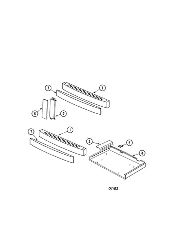 Microwave trim (jxa1027ads)