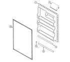 Magic Chef CTB1922ARQ fresh food inner door (bisque) diagram