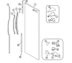 Maytag MSD2343ARA fresh food outer door diagram