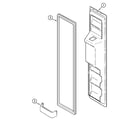 Maytag MSD2343ARQ freezer inner door (bisque) diagram
