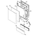 Maytag MDB4050AWA door diagram