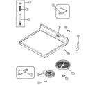 Maytag CRE9590CCL top assembly diagram