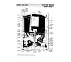 Maytag A806 front panel removed prior to series 01 diagram