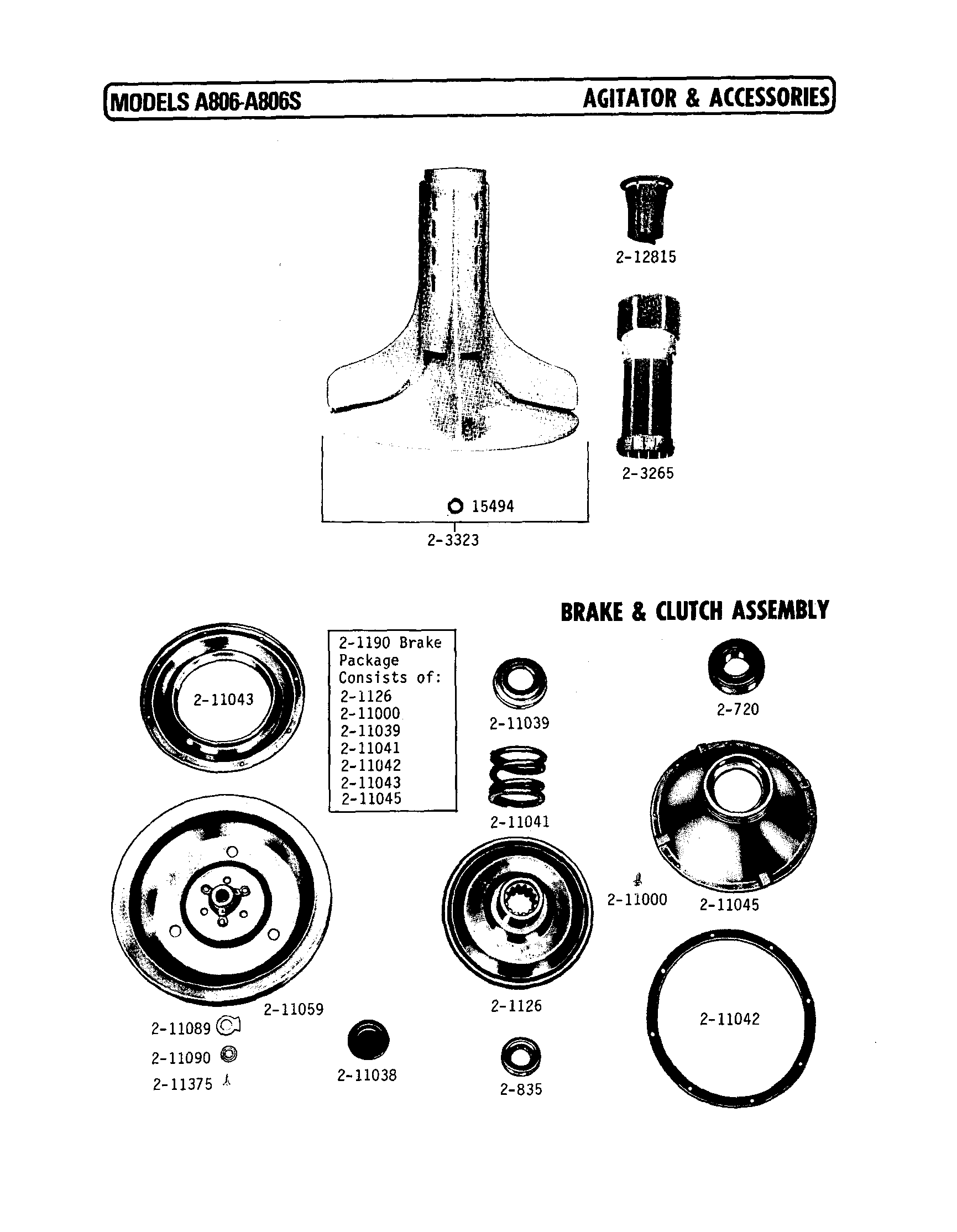 AGITATOR AND ACCESSORIES