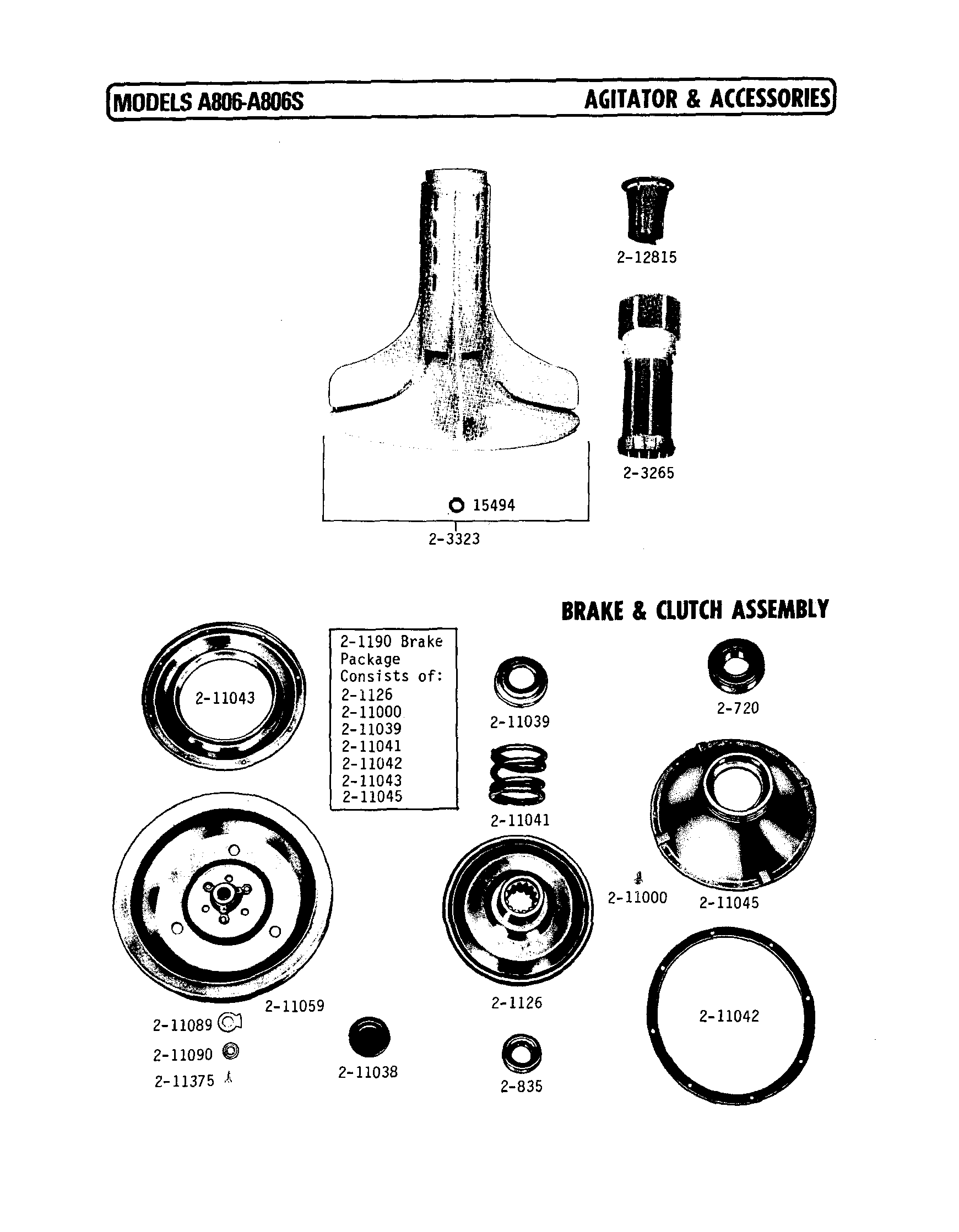 AGITATOR AND ACCESSORIES