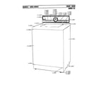 Maytag LA806S front view series 2 diagram