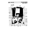 Maytag LA806 front panel removed prior to series 01 diagram