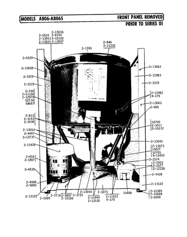 Front panel removed prior to series 01