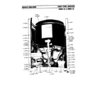 Maytag LA806S front panels removed diagram
