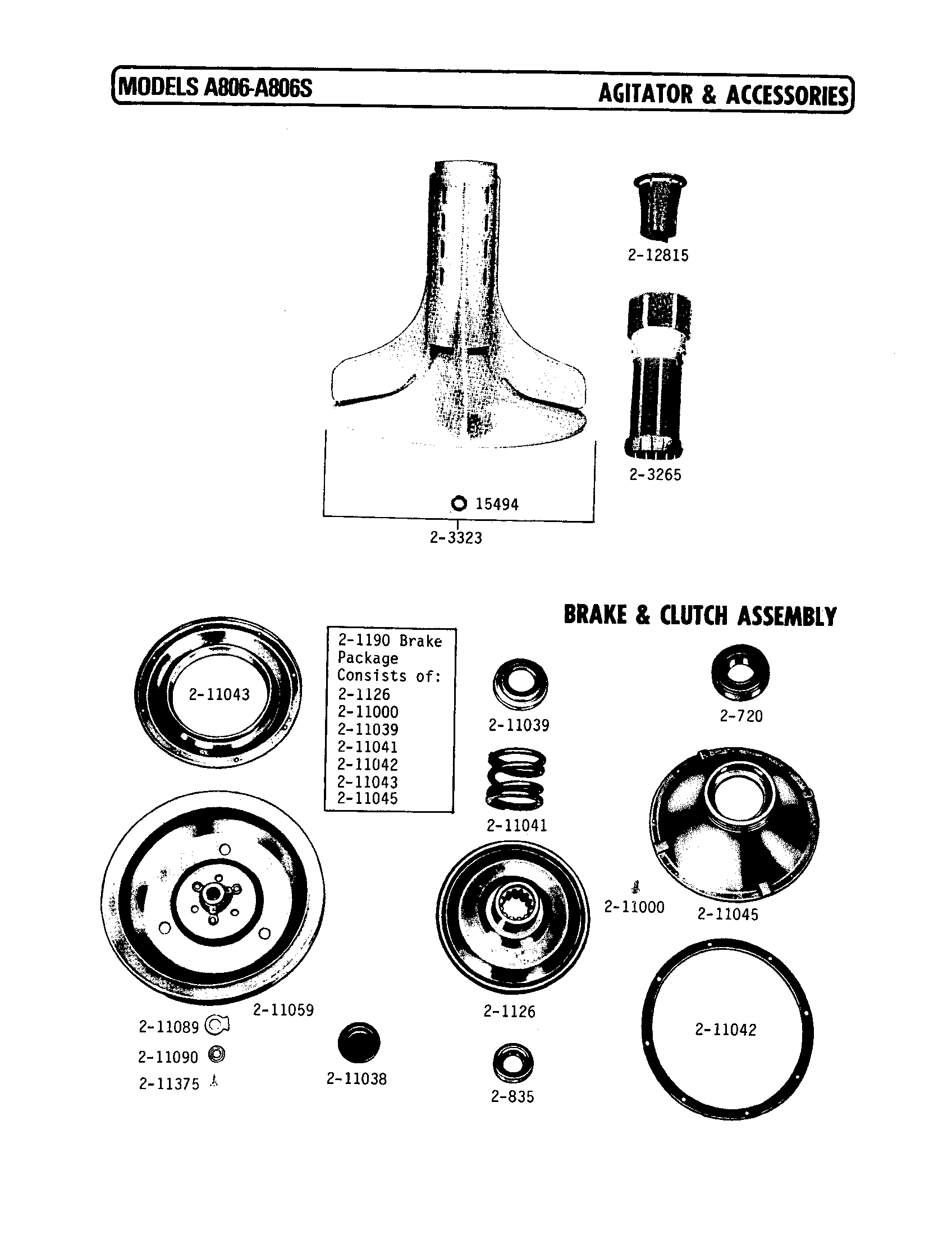 AGITATOR AND ACCESSORIES