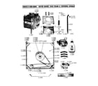 Maytag LA806S motor mount diagram