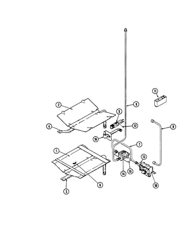 Gas controls-oven