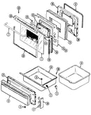 Door/drawer (cre9500ace, cre9500ade)
