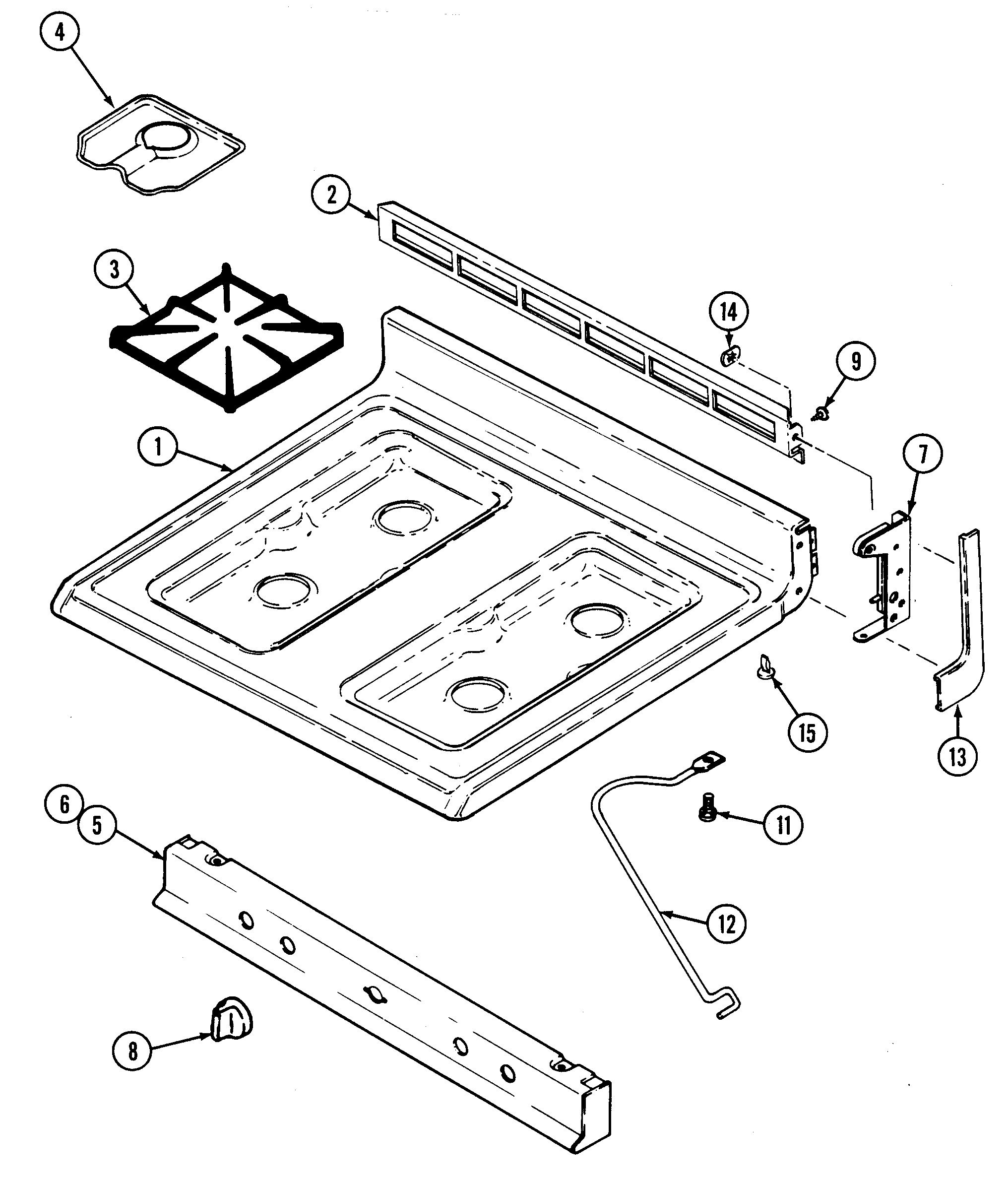 Top assembly