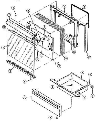 Door/drawer (3442sr*)