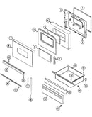 Door/drawer (ser. pre. 30  3442xr*)