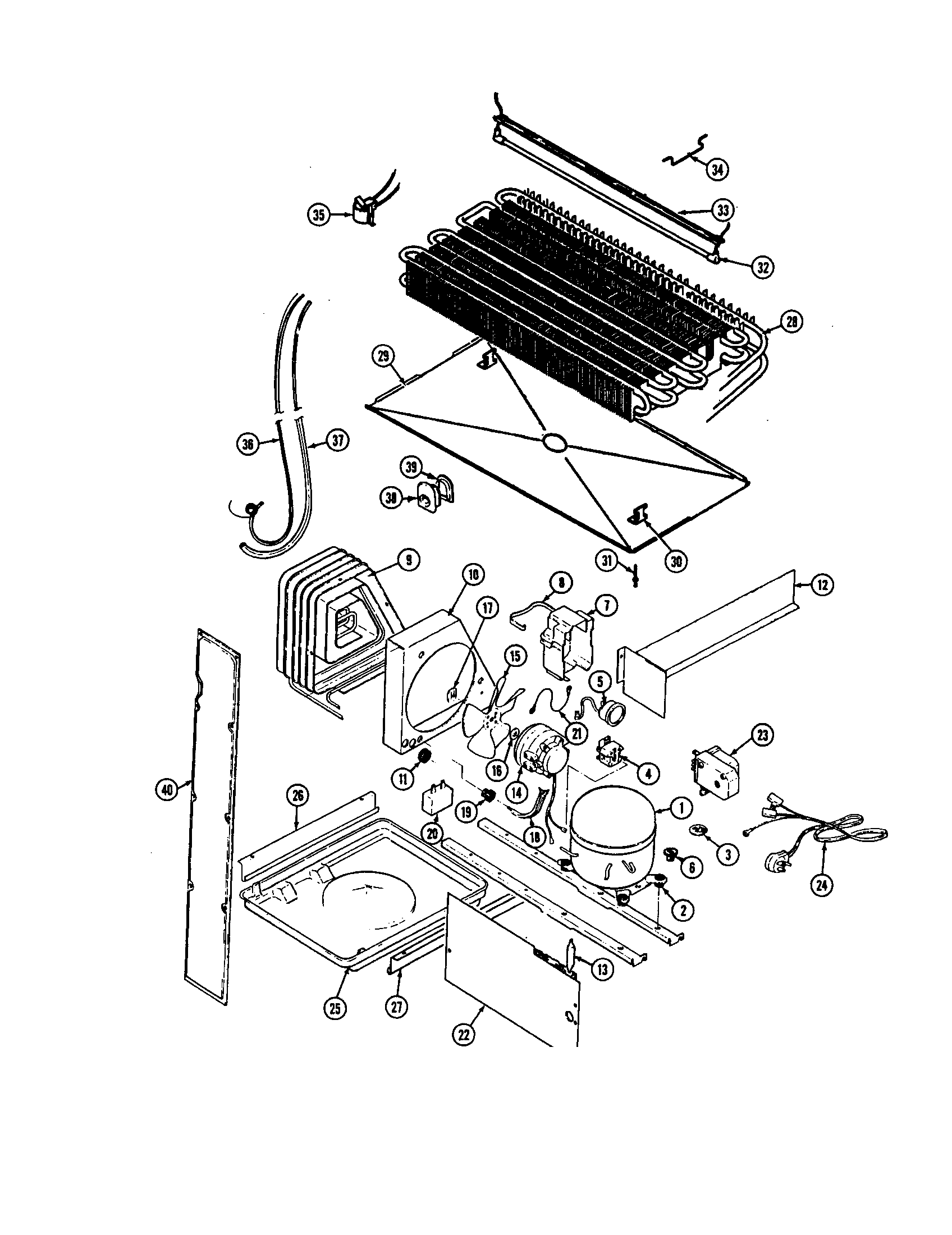 Unit compartment and system