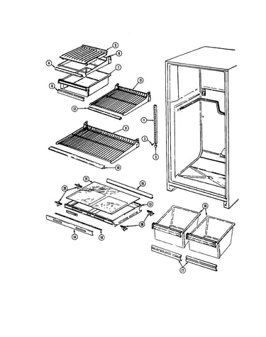 Shelves and accessories