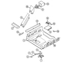 Magic Chef 7898VVV internal controls diagram