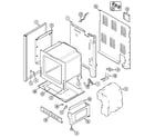 Magic Chef 7898XVA body (lower) diagram