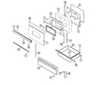 Magic Chef 7898VVV door/drawer diagram