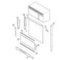 Magic Chef 7898XVA body (upper) diagram