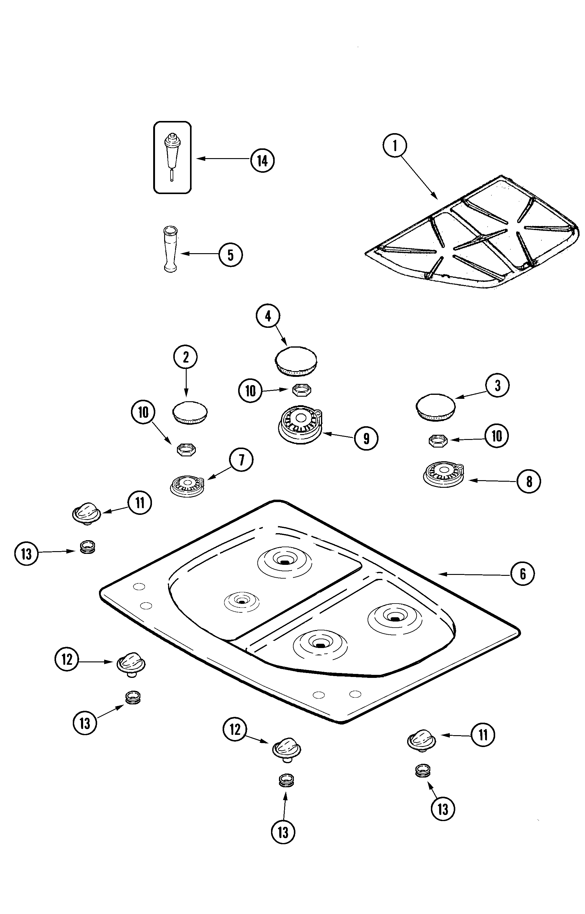 Top assembly