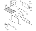 Maytag PTF1952FRQ freezer compartment diagram