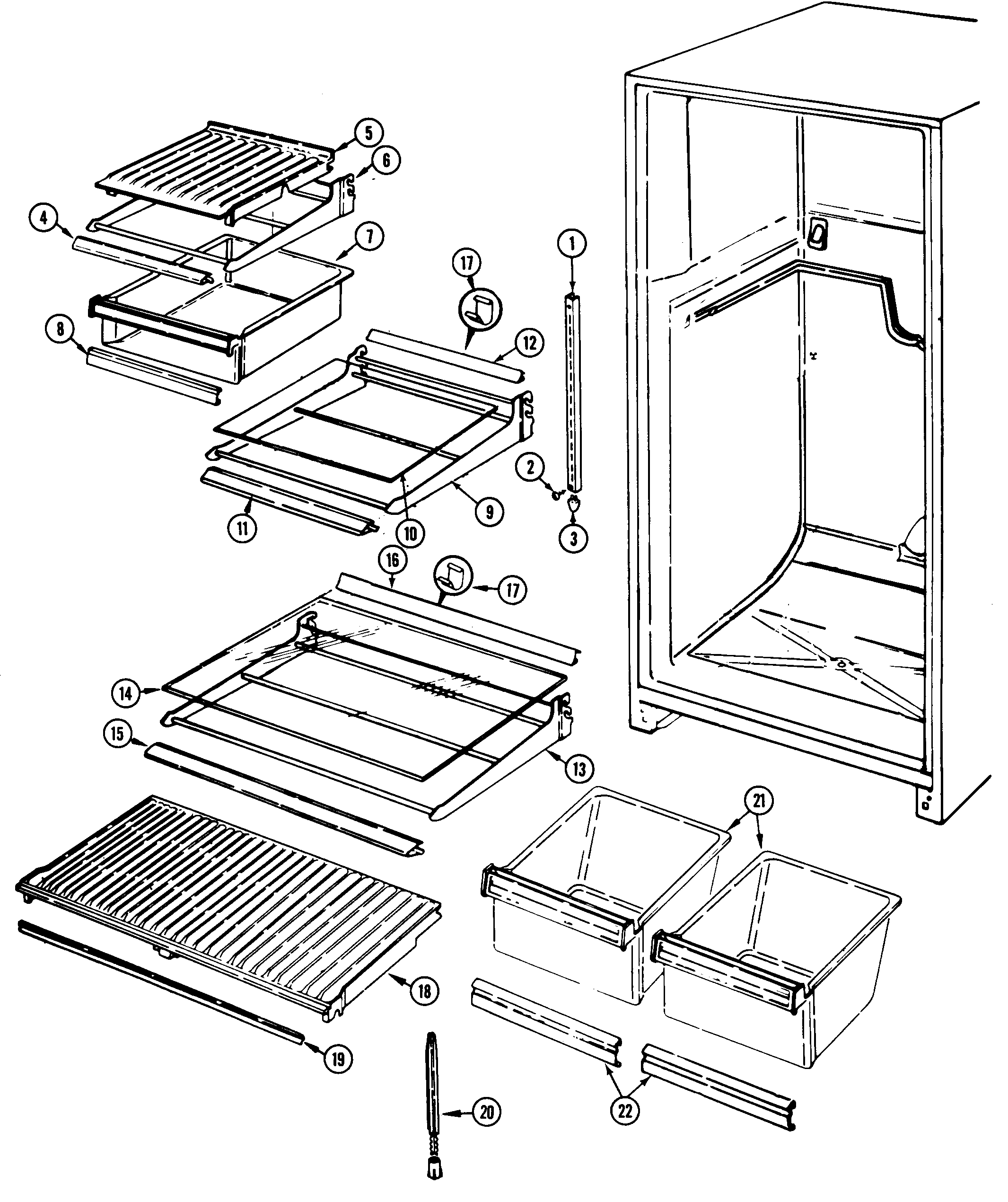 Shelves & accessories