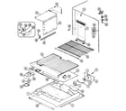 Maytag RTW22E0DAM freezer compartment diagram
