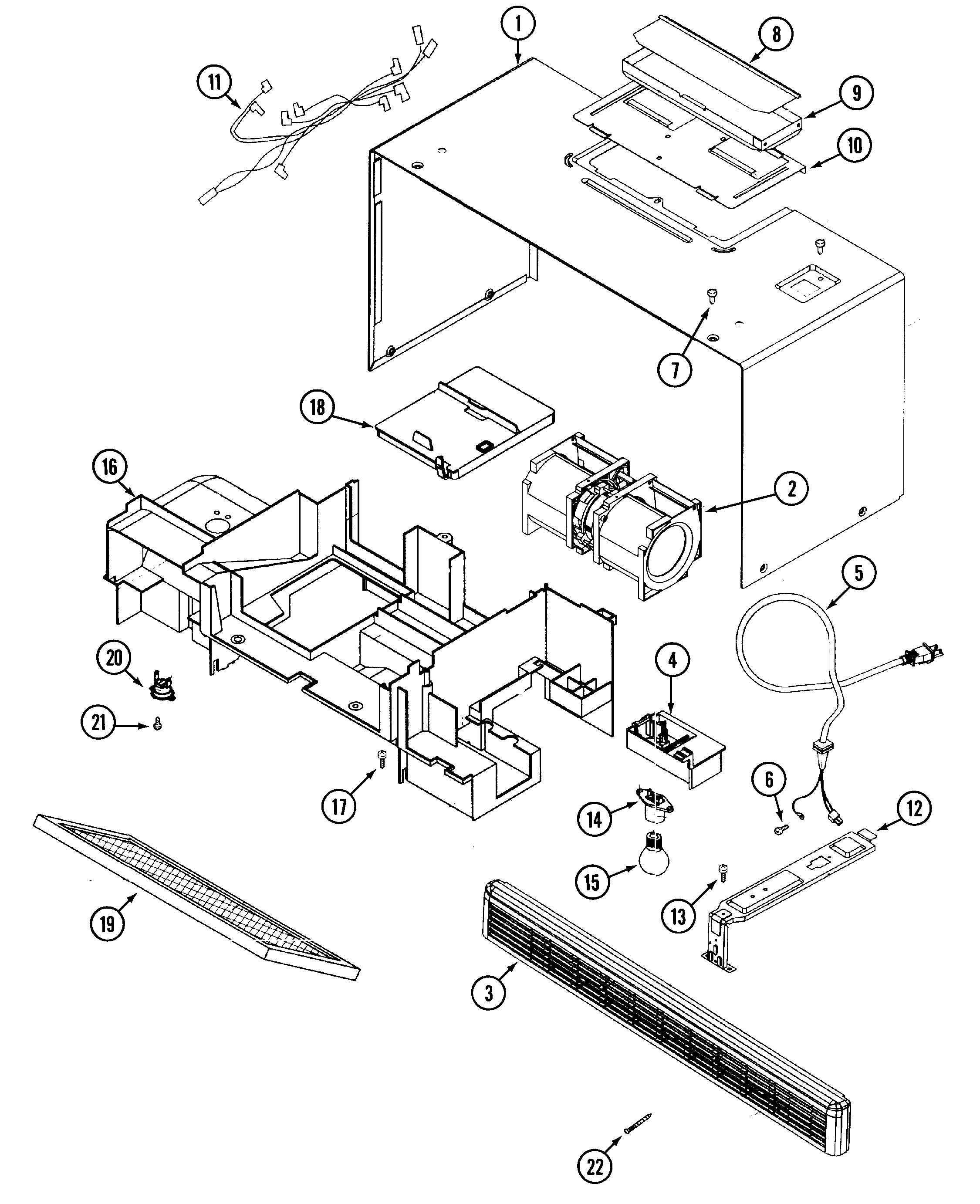 Cabinet & ventilation