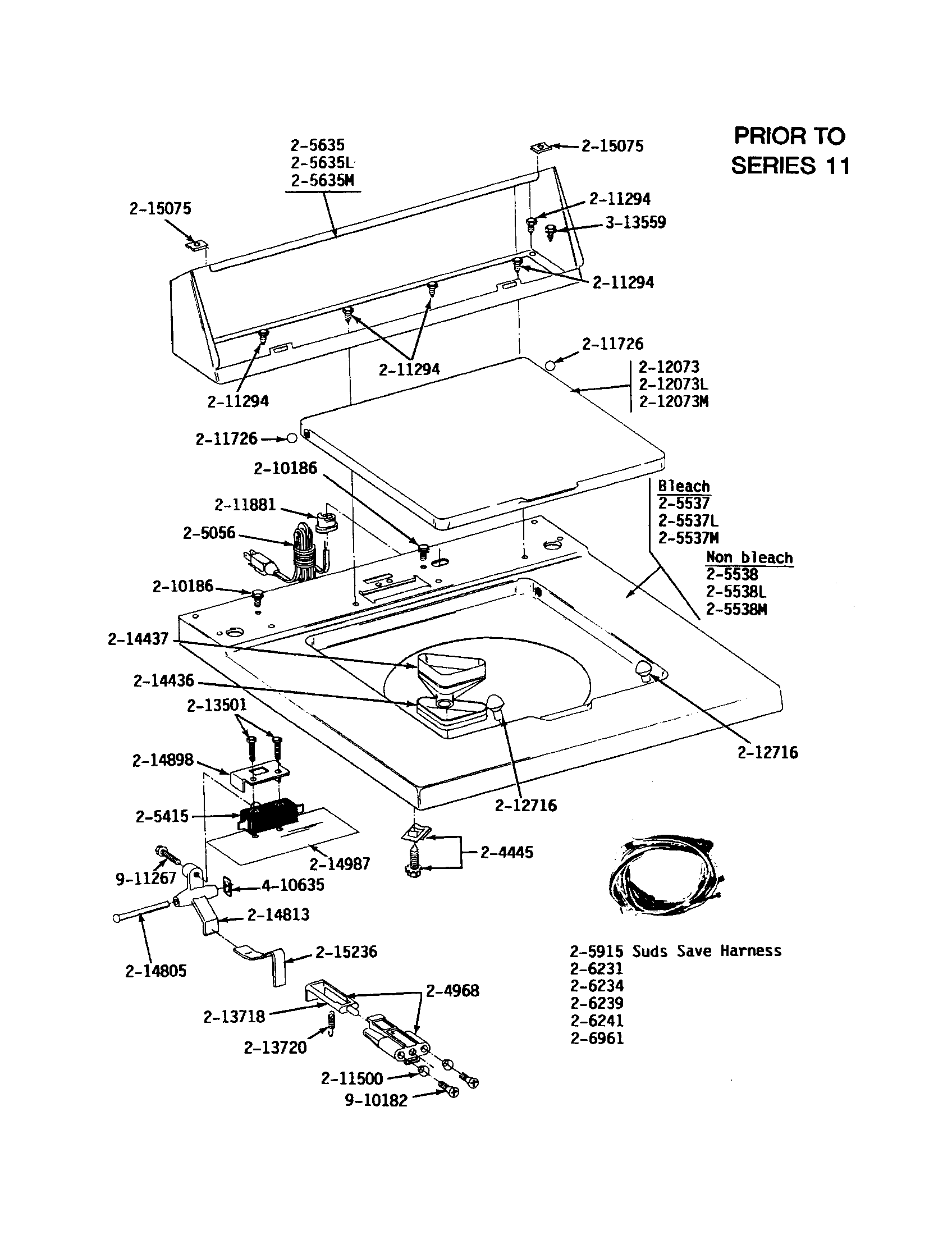 TOP/CONSOLE/ LID SWITCH