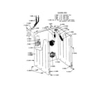 Maytag LA512 cabinet/water system diagram