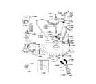 Maytag LA512 base/pump/motor diagram