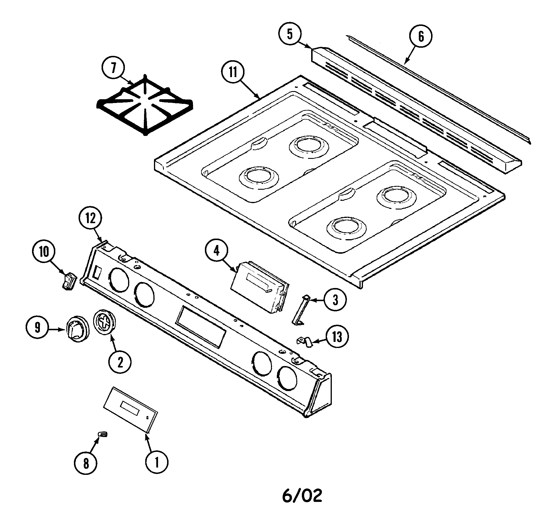 Top assembly