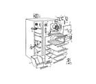Jenn-Air JRSD225L-9Q20A freezer compartment diagram
