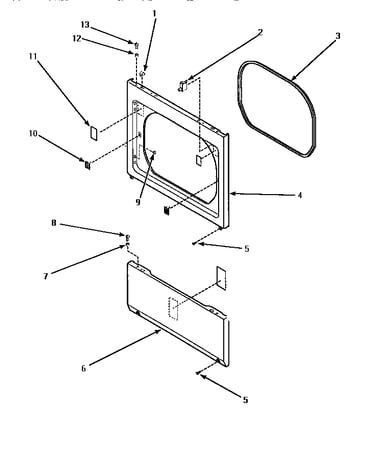 Lower access panel, front panel & seal