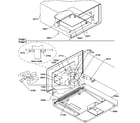 Amana FS11-P1302104M shelf/stirrer motor diagram