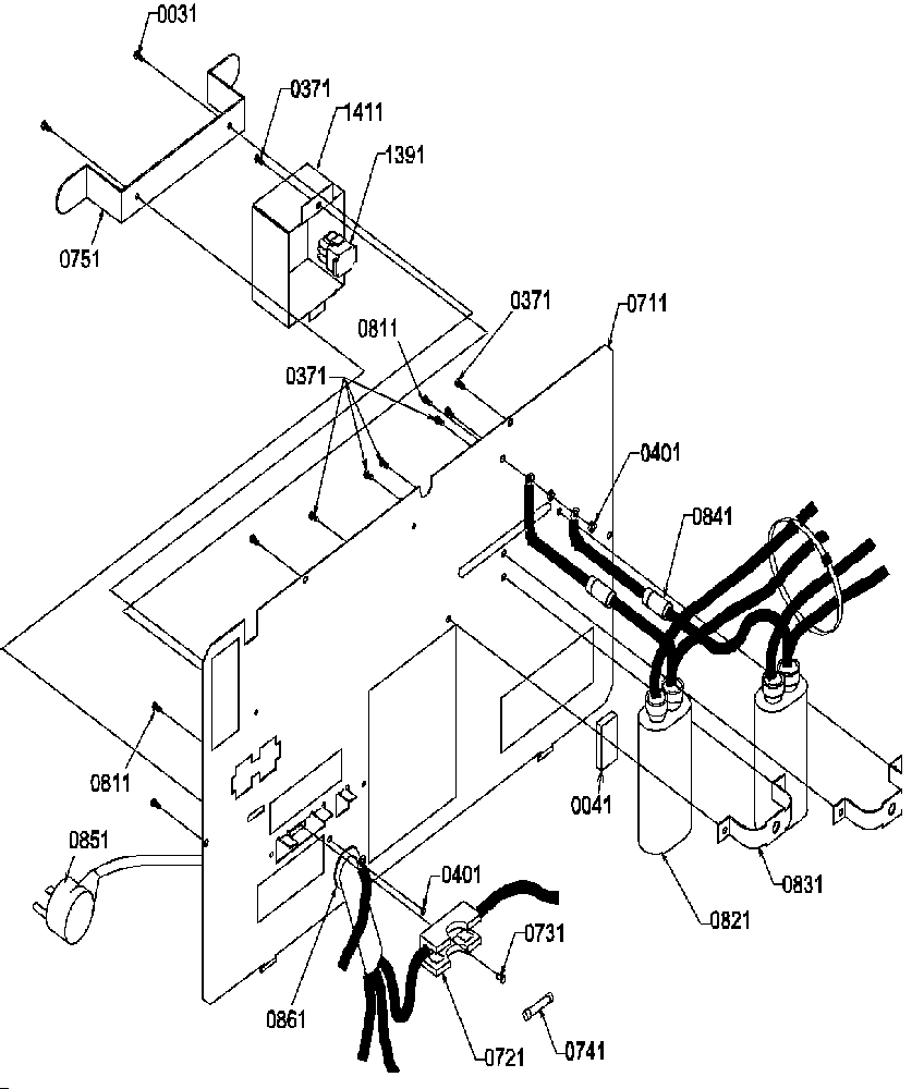 Rear access panel