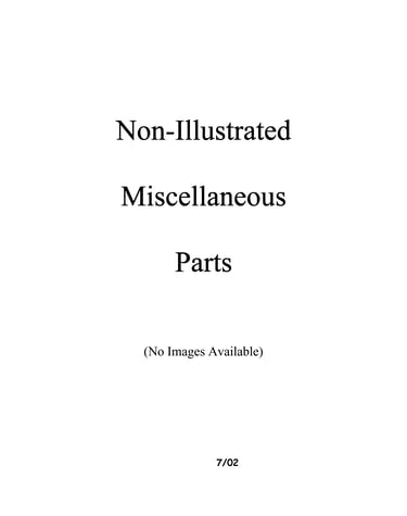 Miscellaeous information