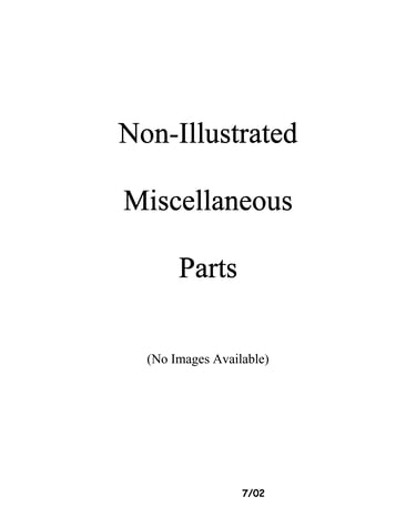 Miscellaeous information