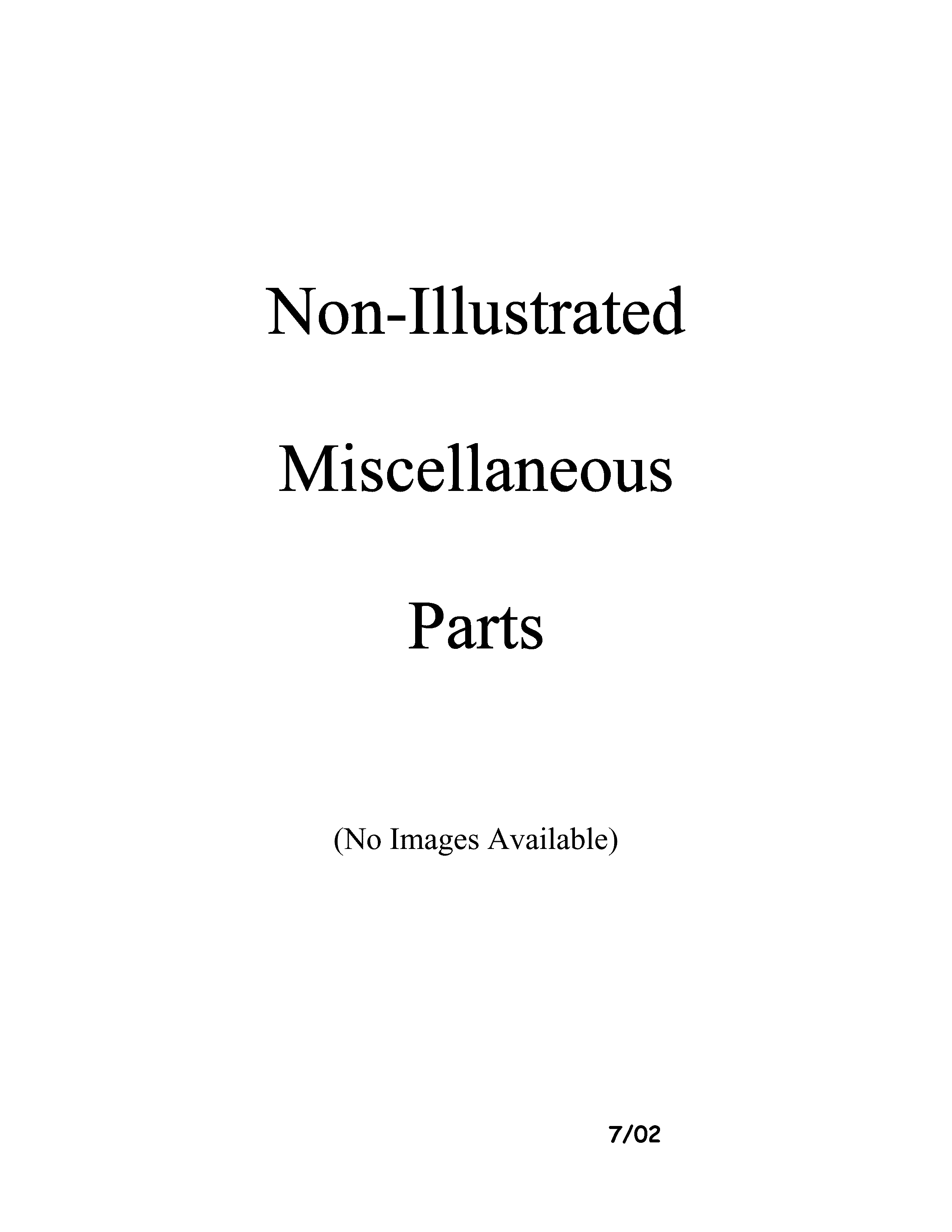 MISCELLAEOUS INFORMATION