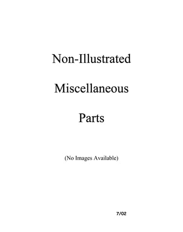 Miscellaeous information
