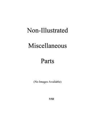 Miscellaeous information