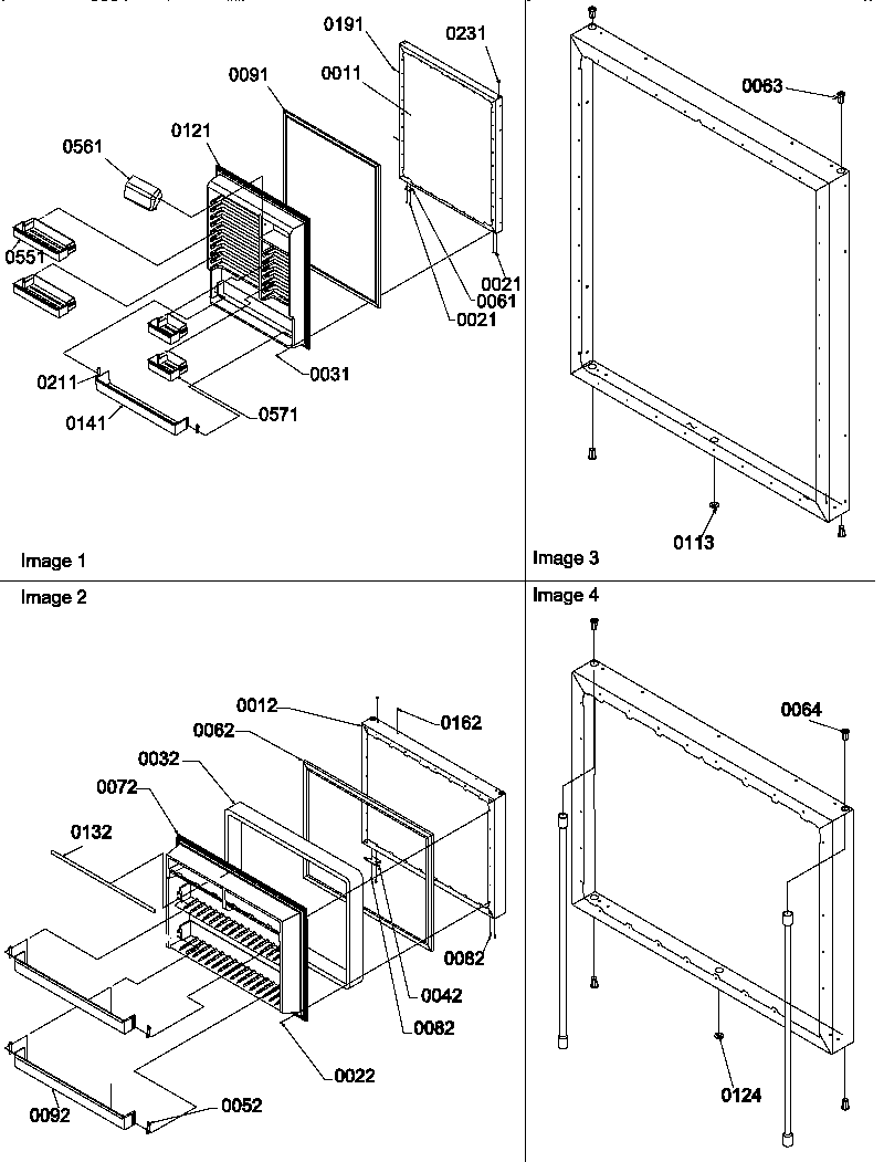 Door assemblies