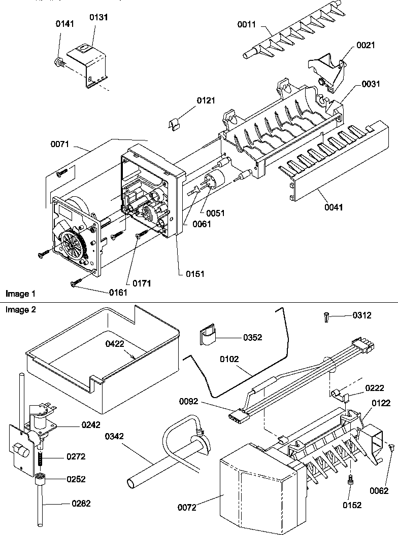 Ice maker assy & parts