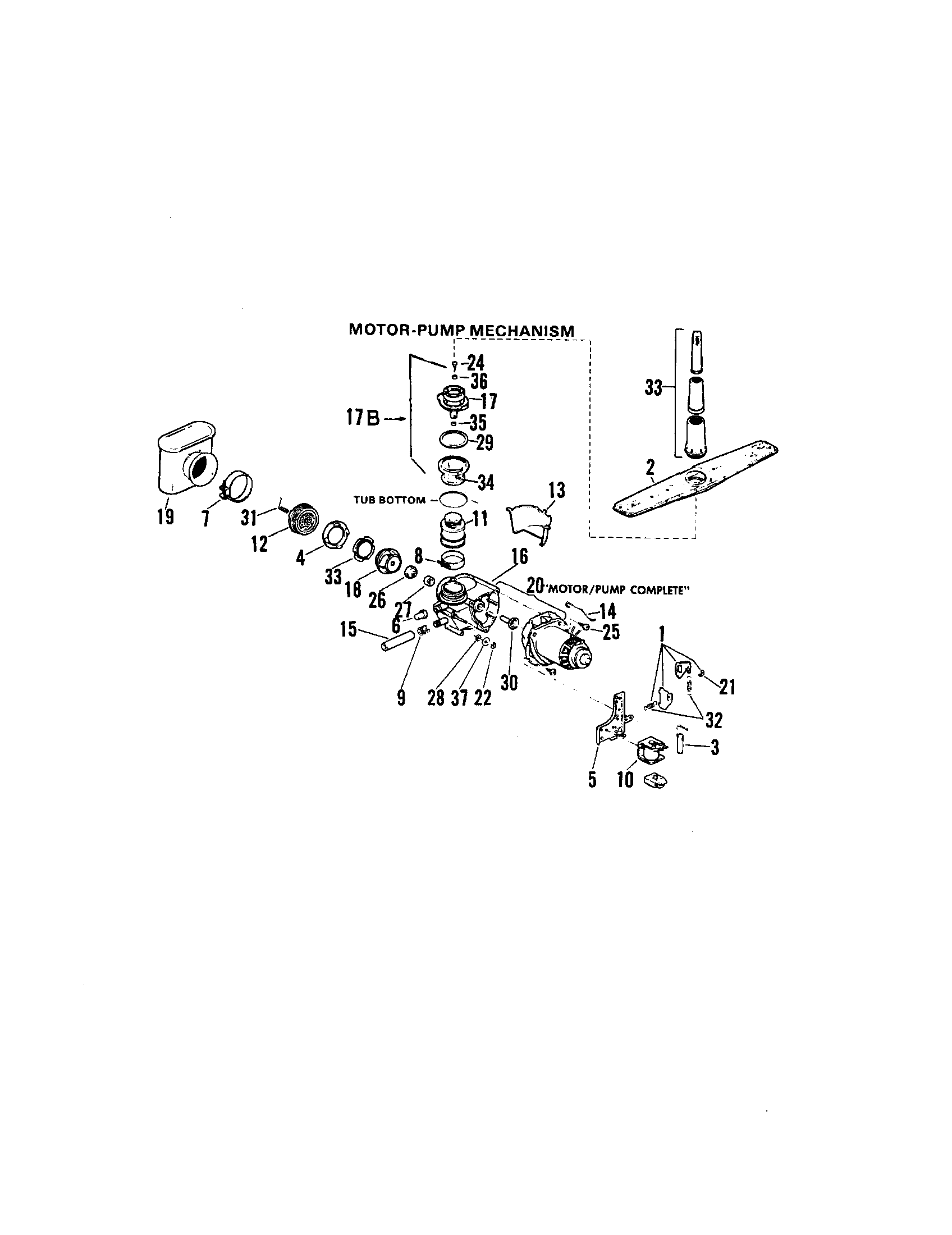 Motor pump