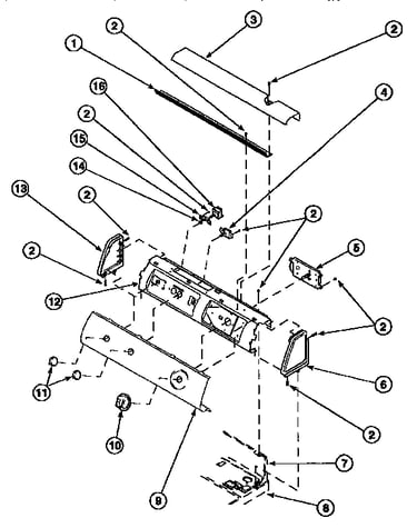 Graphic panel, control hood and controls