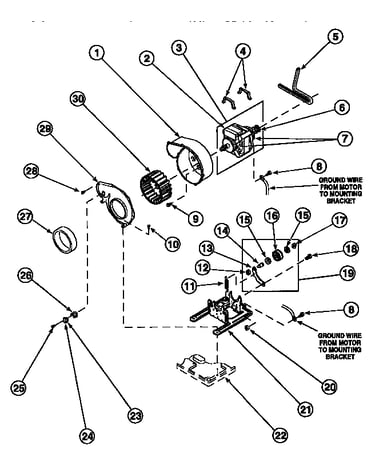 Motor, exhaust fan and belt