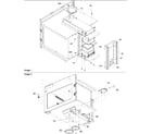 Amana DEC11E-P1325203M oven cavity assy diagram